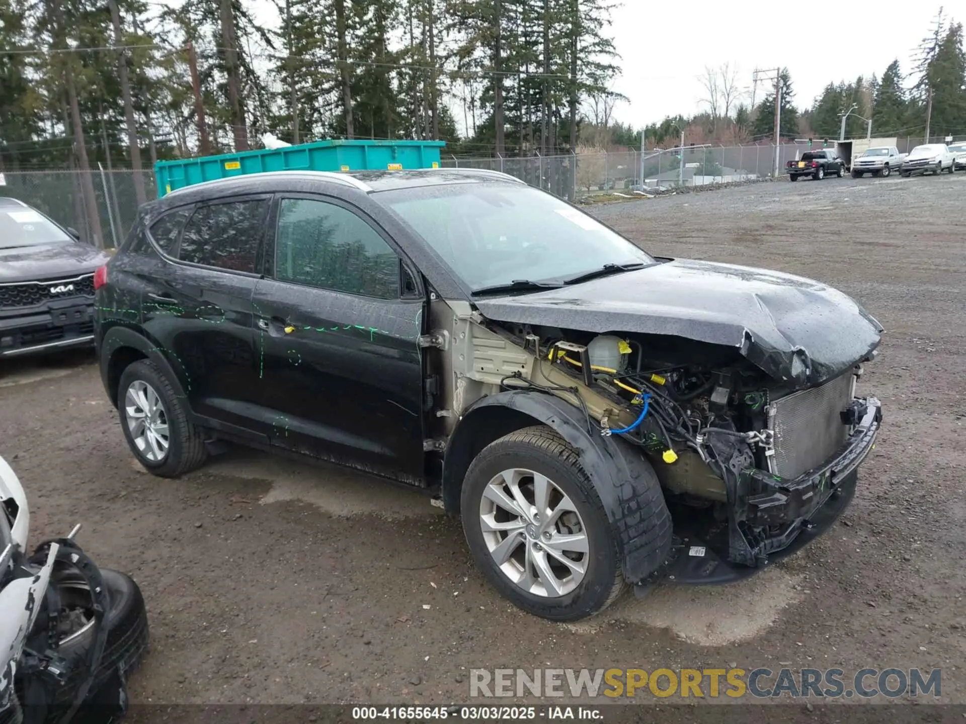 14 fotografías del automóvil dañado KM8J3CA46KU877517 HYUNDAI TUCSON 2019