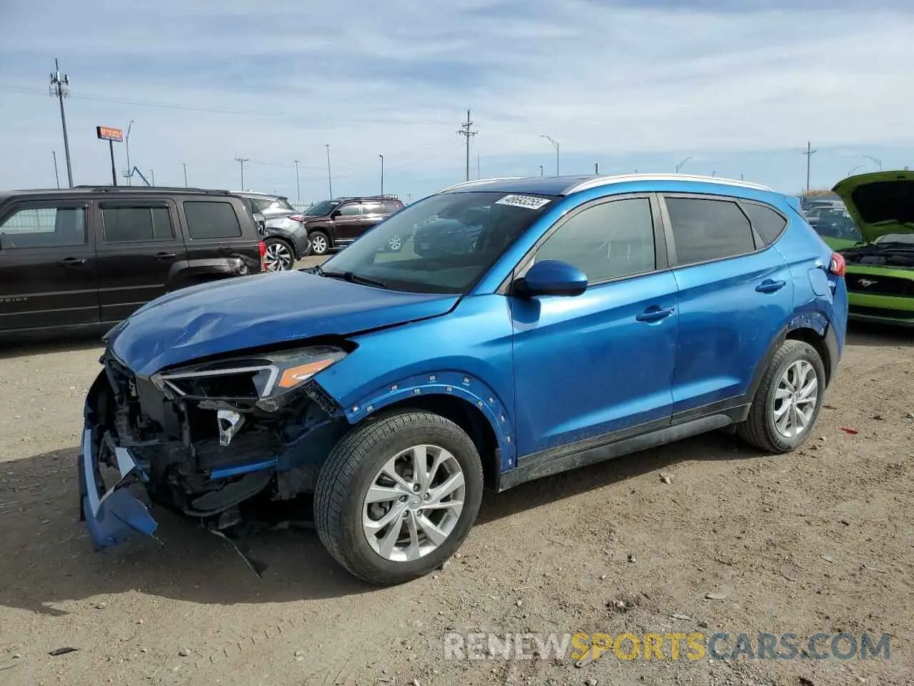 1 fotografías del automóvil dañado KM8J3CA47KU028559 HYUNDAI TUCSON 2019