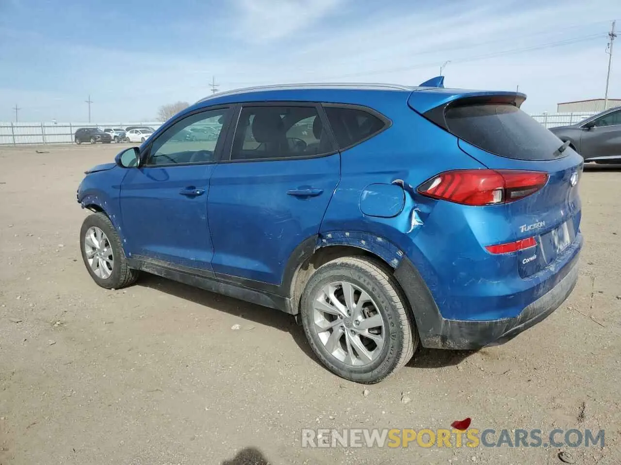 2 fotografías del automóvil dañado KM8J3CA47KU028559 HYUNDAI TUCSON 2019