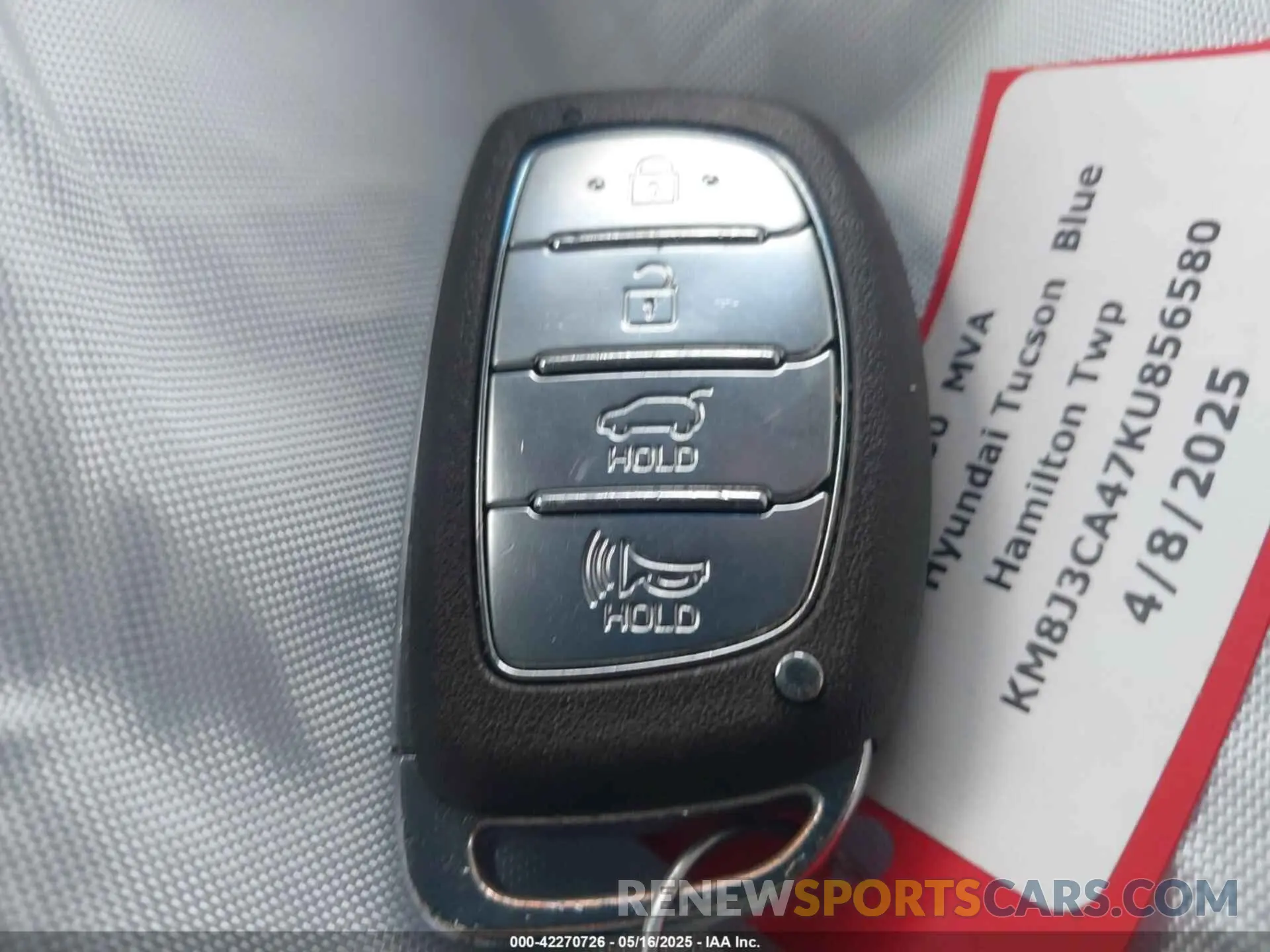 11 fotografías del automóvil dañado KM8J3CA47KU856580 HYUNDAI TUCSON 2019