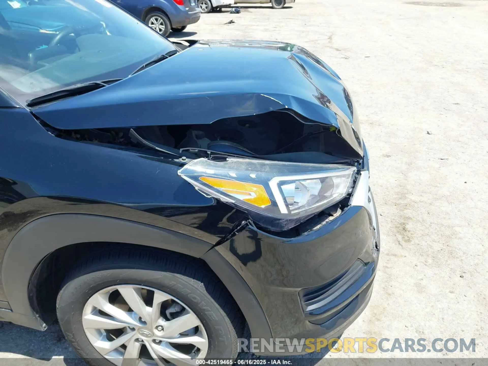 6 fotografías del automóvil dañado KM8J3CA47KU953312 HYUNDAI TUCSON 2019