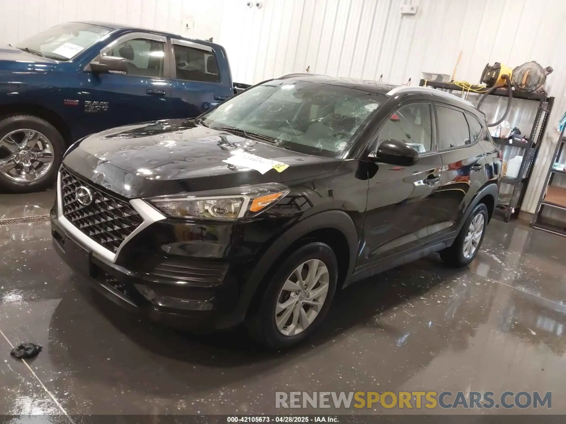 2 fotografías del automóvil dañado KM8J3CA48KU075082 HYUNDAI TUCSON 2019