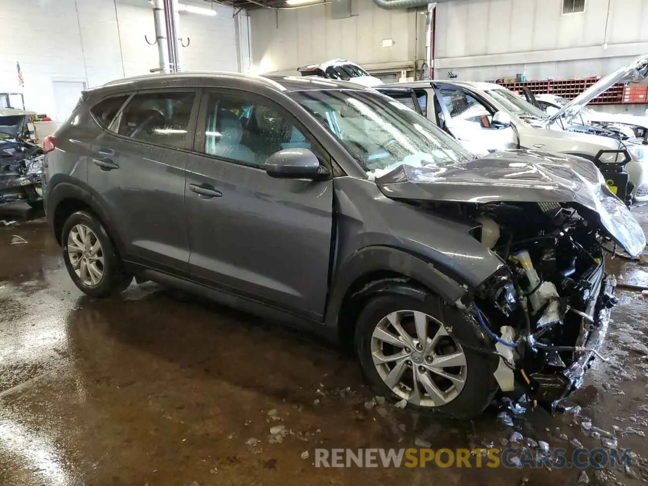 4 fotografías del automóvil dañado KM8J3CA48KU887417 HYUNDAI TUCSON 2019