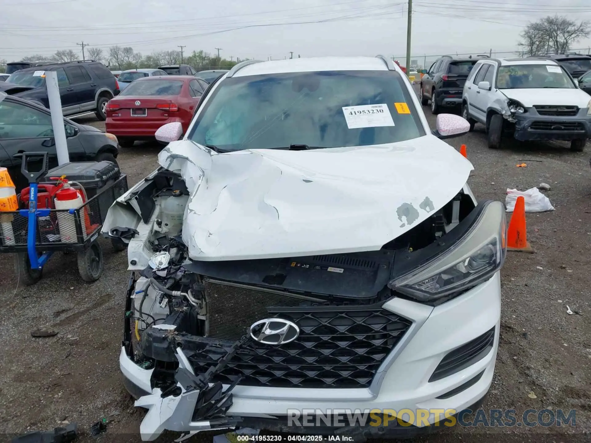 12 fotografías del automóvil dañado KM8J3CA49KU954400 HYUNDAI TUCSON 2019