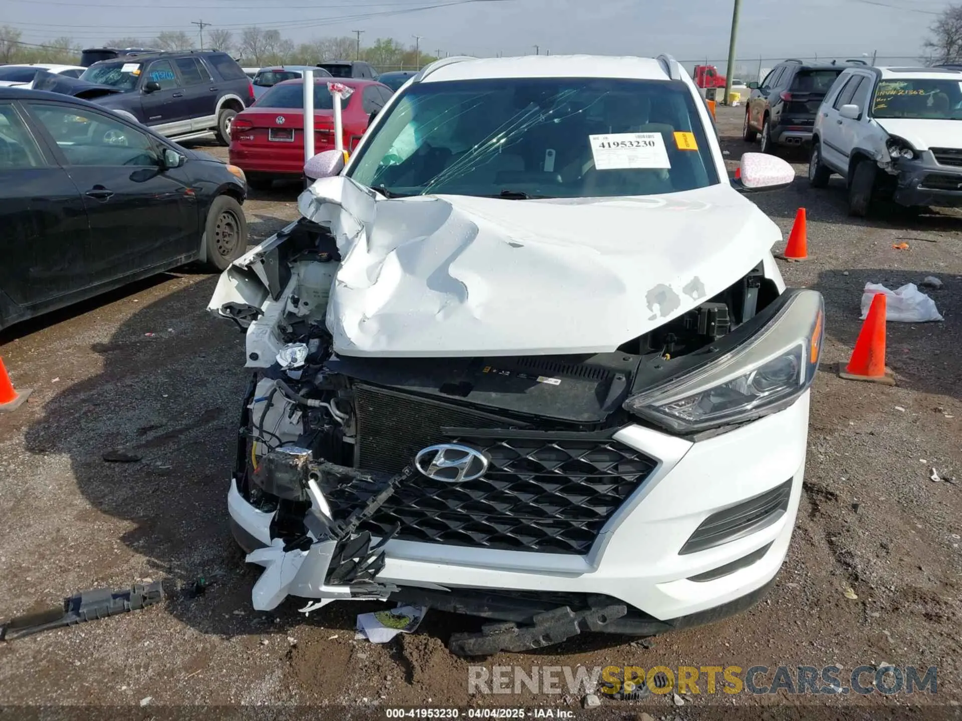 6 fotografías del automóvil dañado KM8J3CA49KU954400 HYUNDAI TUCSON 2019