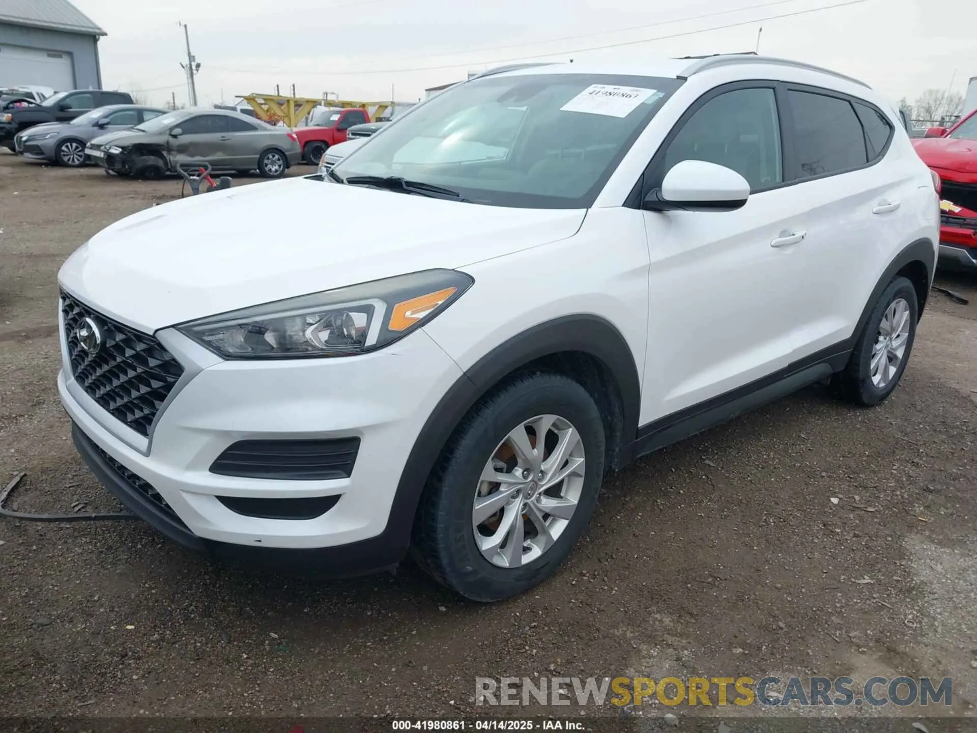 2 fotografías del automóvil dañado KM8J3CA4XKU000836 HYUNDAI TUCSON 2019