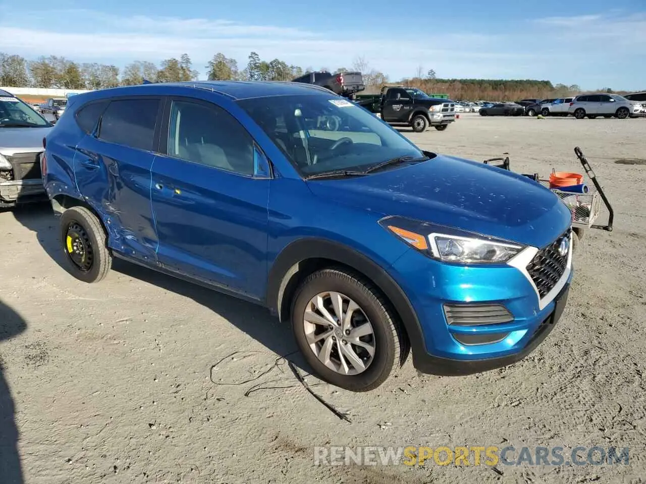4 fotografías del automóvil dañado KM8J3CA4XKU079232 HYUNDAI TUCSON 2019