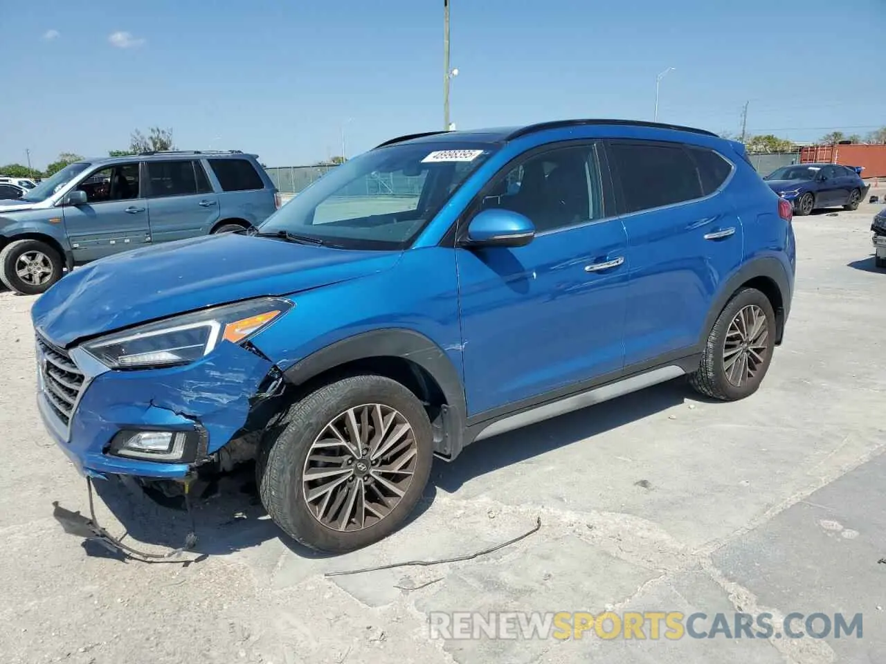 1 fotografías del automóvil dañado KM8J3CAL0KU911006 HYUNDAI TUCSON 2019