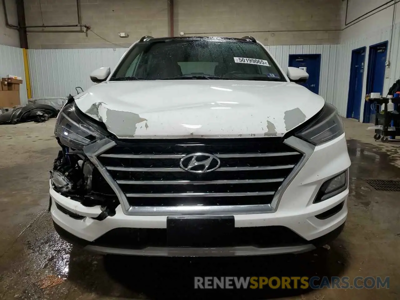 5 fotografías del automóvil dañado KM8J3CAL0KU930039 HYUNDAI TUCSON 2019