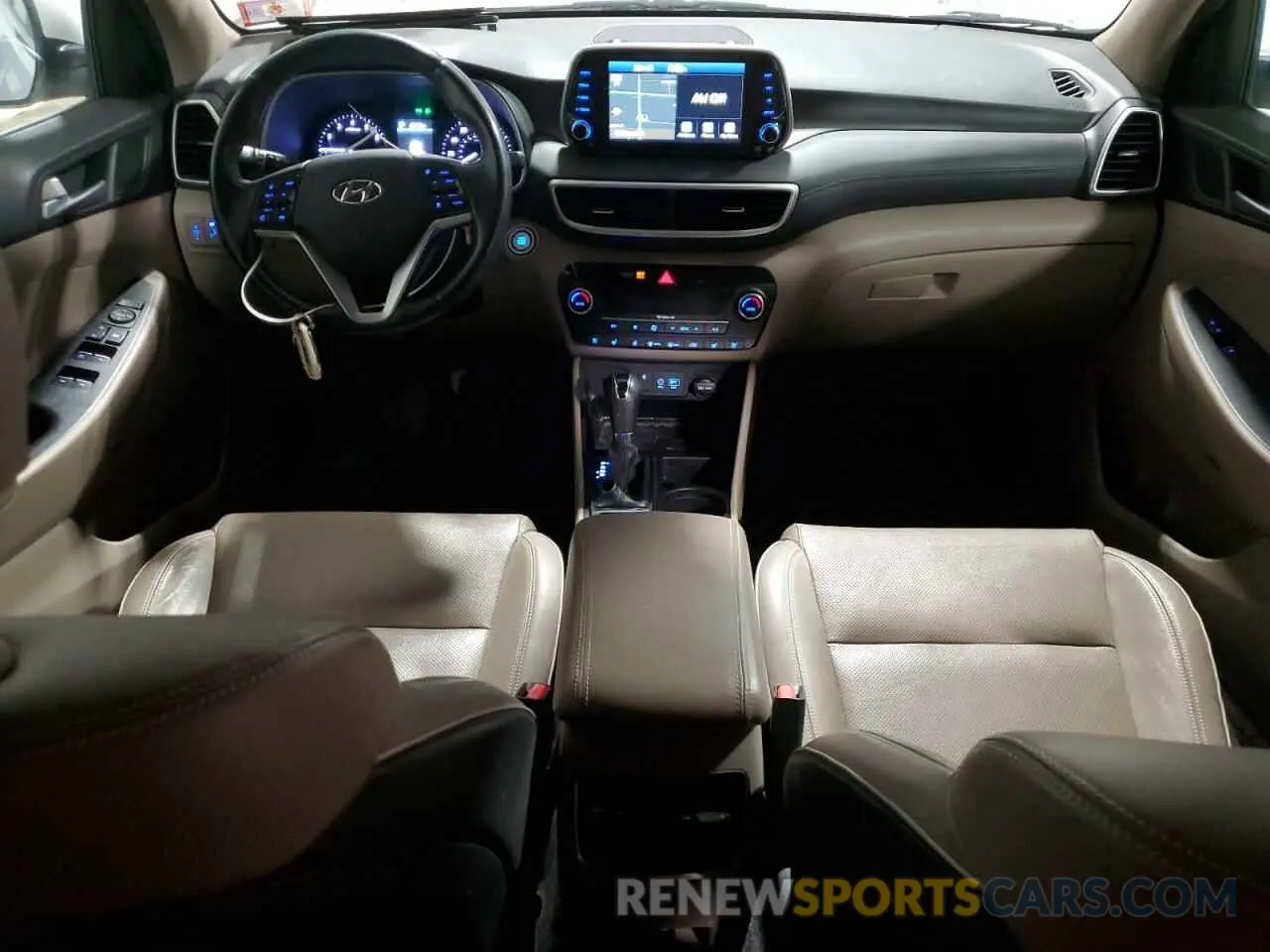 8 fotografías del automóvil dañado KM8J3CAL0KU930039 HYUNDAI TUCSON 2019