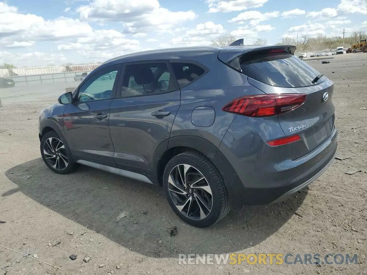 2 fotografías del automóvil dañado KM8J3CAL0KU986644 HYUNDAI TUCSON 2019