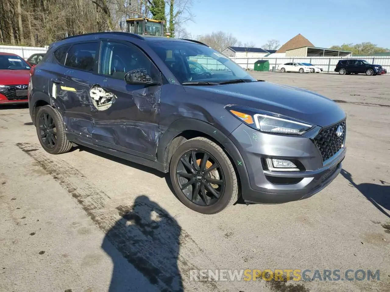 4 fotografías del automóvil dañado KM8J3CAL1KU018987 HYUNDAI TUCSON 2019