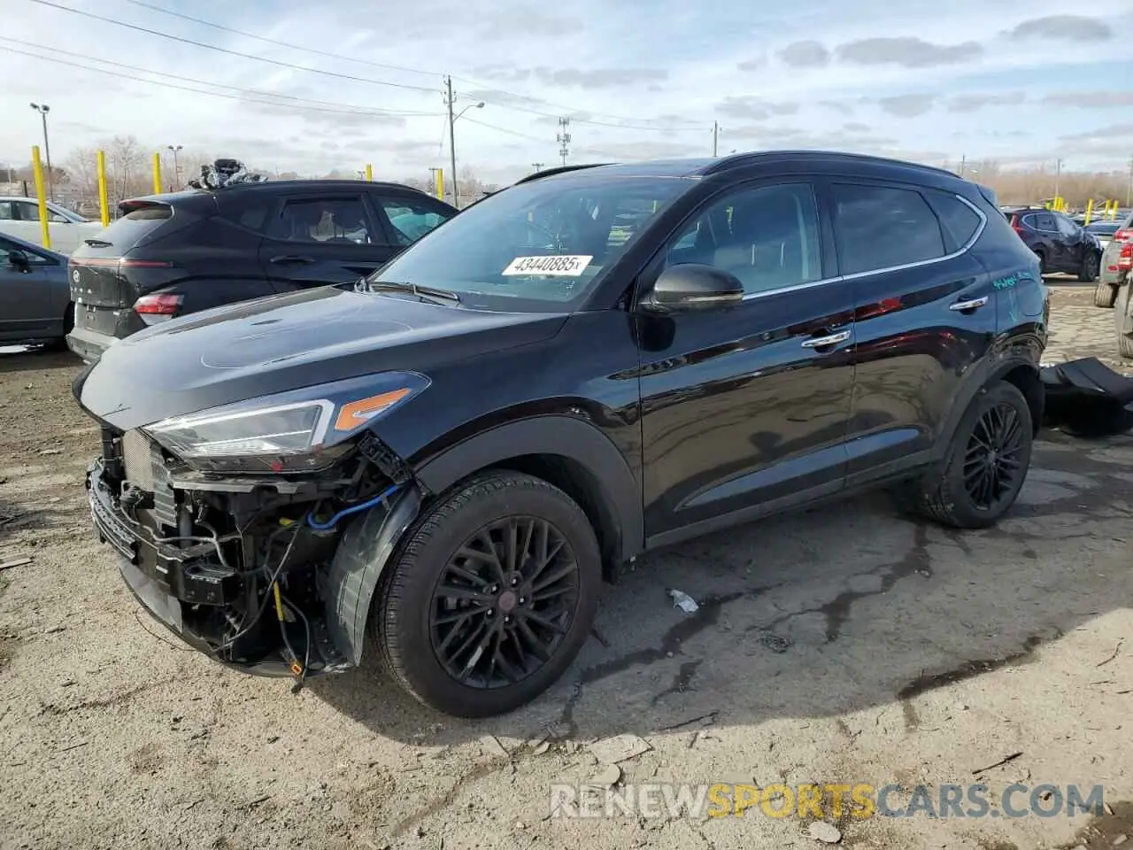 1 fotografías del automóvil dañado KM8J3CAL1KU034879 HYUNDAI TUCSON 2019