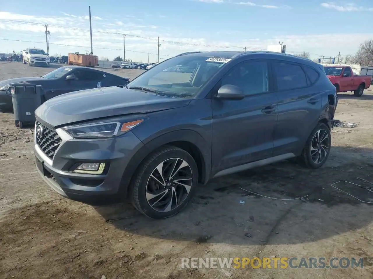 1 fotografías del automóvil dañado KM8J3CAL1KU848580 HYUNDAI TUCSON 2019