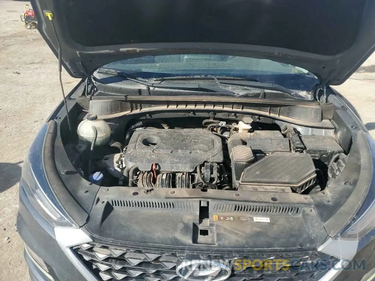 12 fotografías del automóvil dañado KM8J3CAL1KU848580 HYUNDAI TUCSON 2019