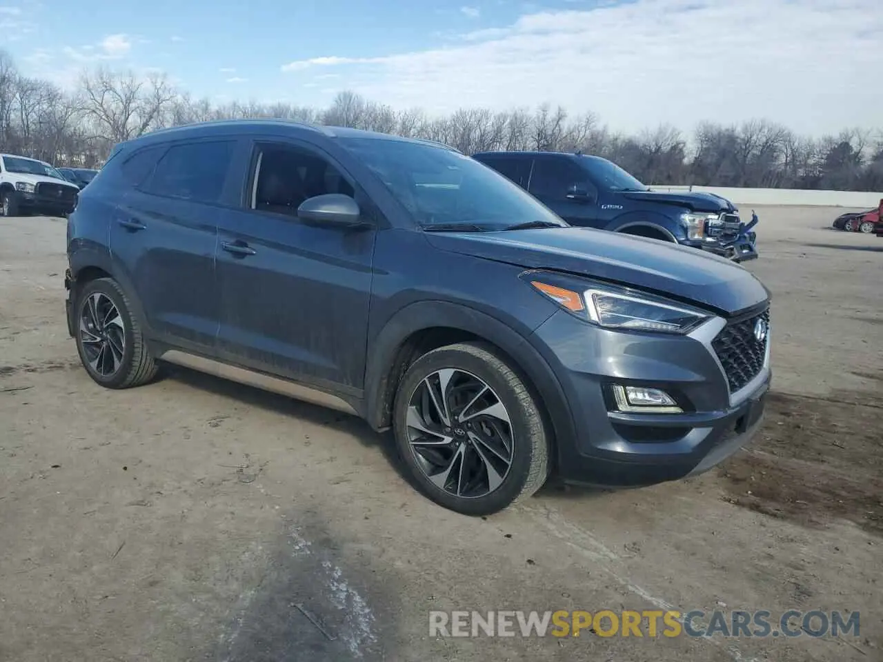 4 fotografías del automóvil dañado KM8J3CAL1KU848580 HYUNDAI TUCSON 2019