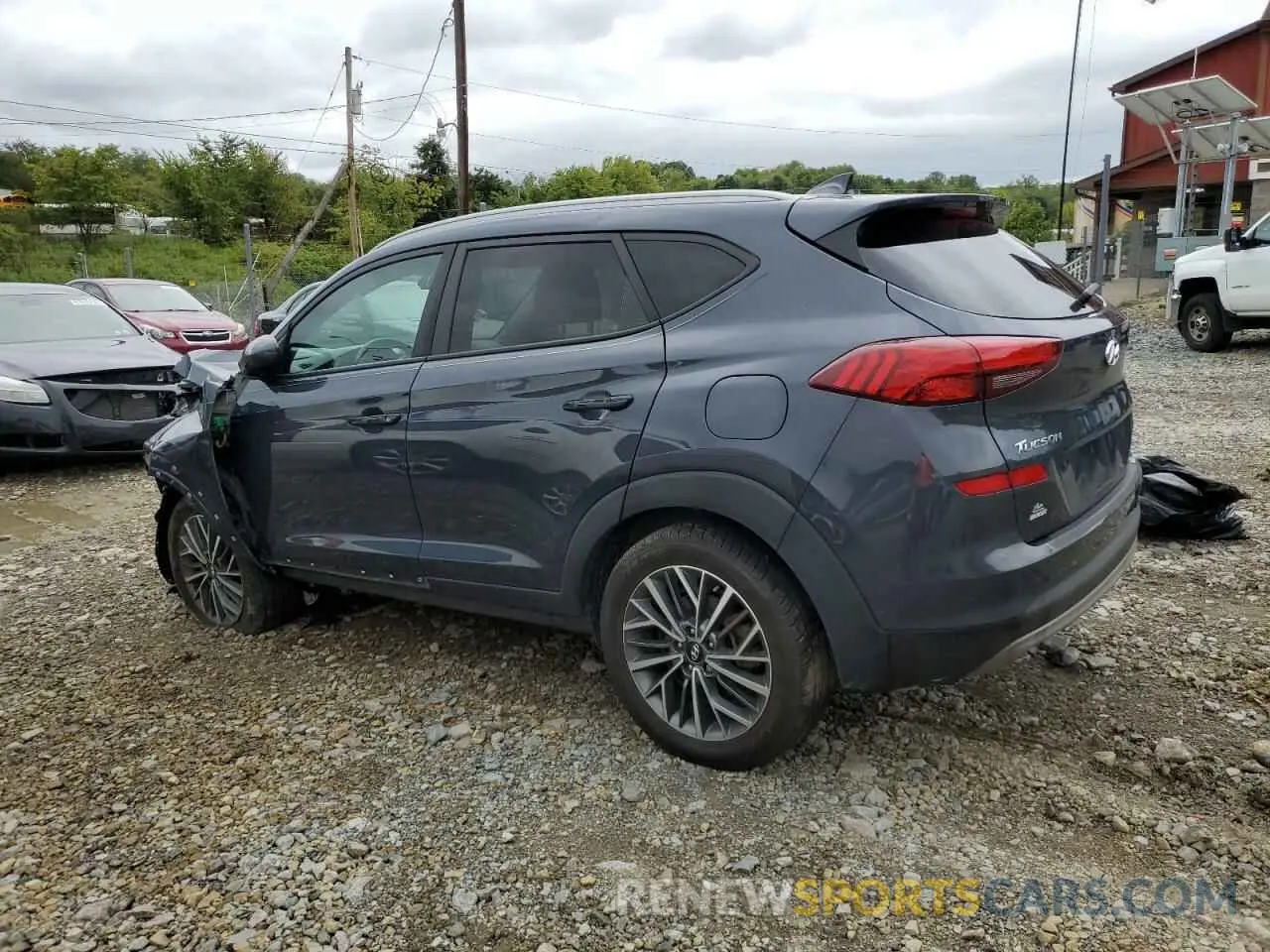 2 fotografías del automóvil dañado KM8J3CAL1KU974955 HYUNDAI TUCSON 2019