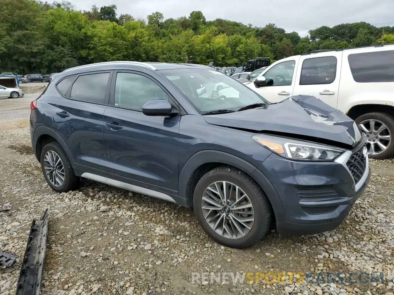 4 fotografías del automóvil dañado KM8J3CAL1KU974955 HYUNDAI TUCSON 2019