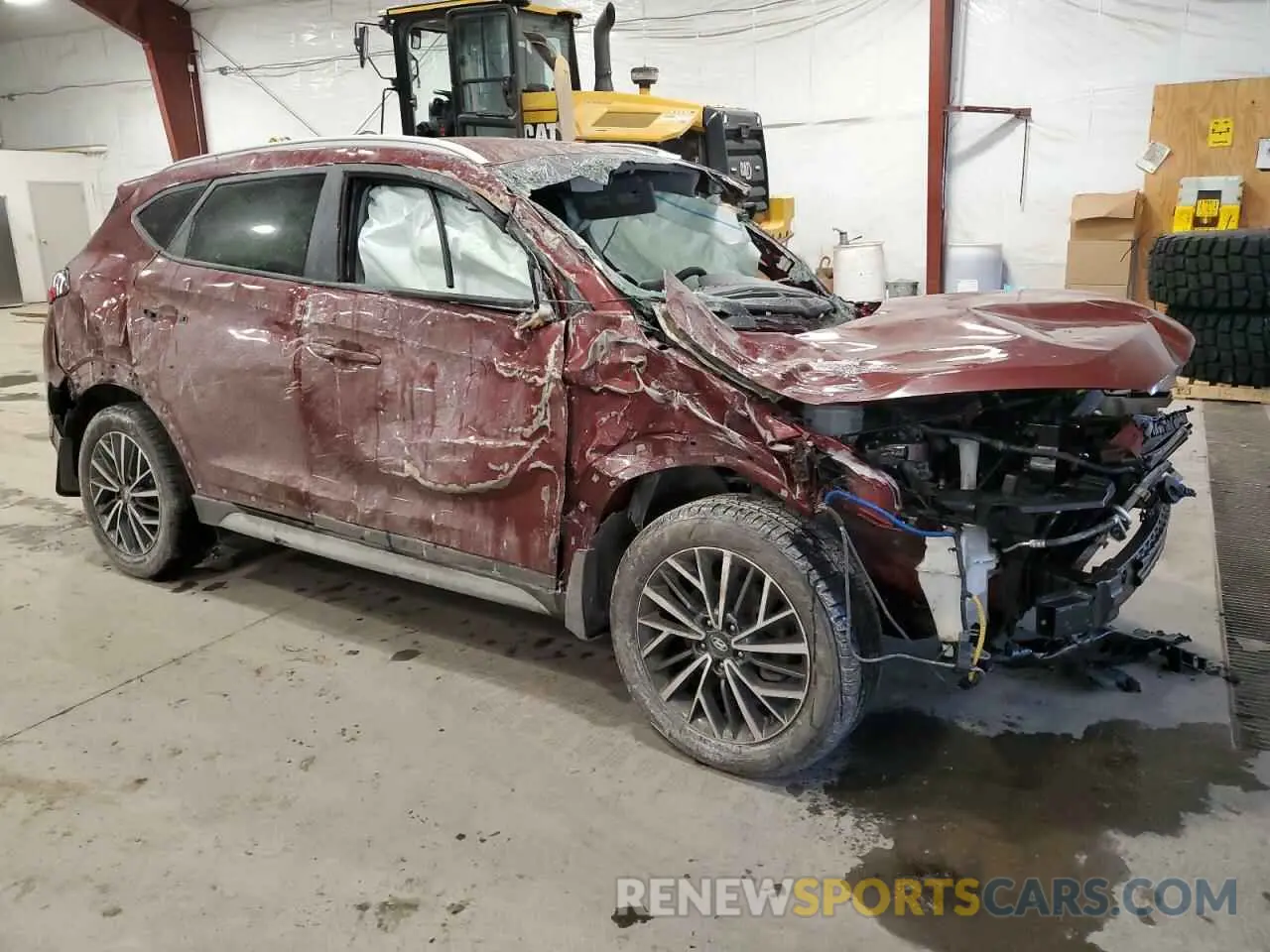 4 fotografías del automóvil dañado KM8J3CAL3KU008378 HYUNDAI TUCSON 2019