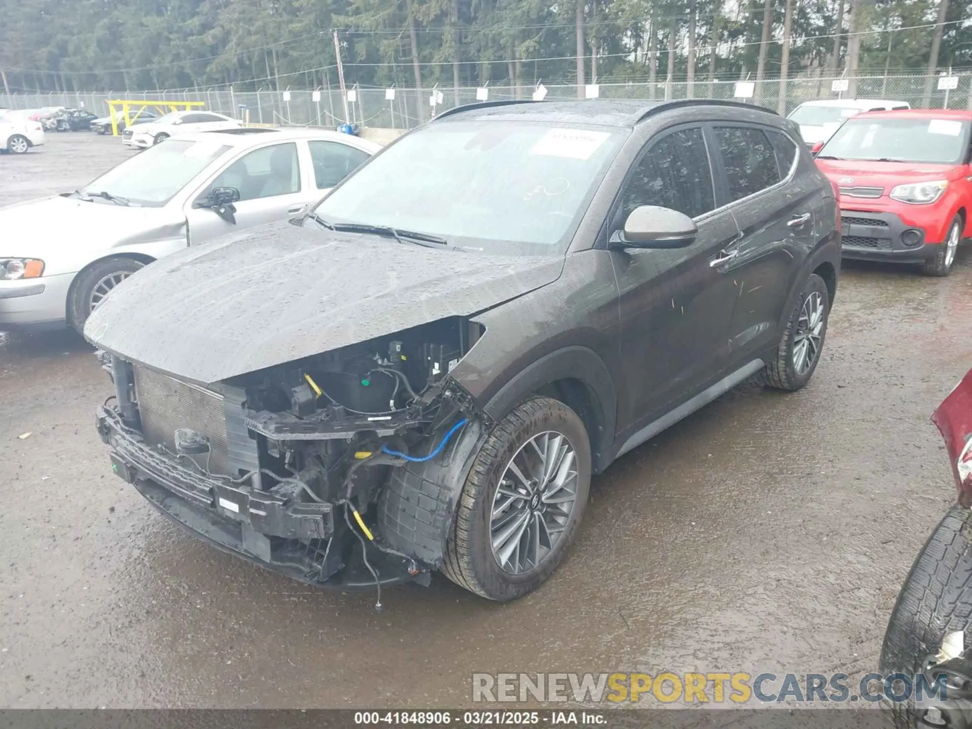 2 fotografías del automóvil dañado KM8J3CAL3KU040750 HYUNDAI TUCSON 2019