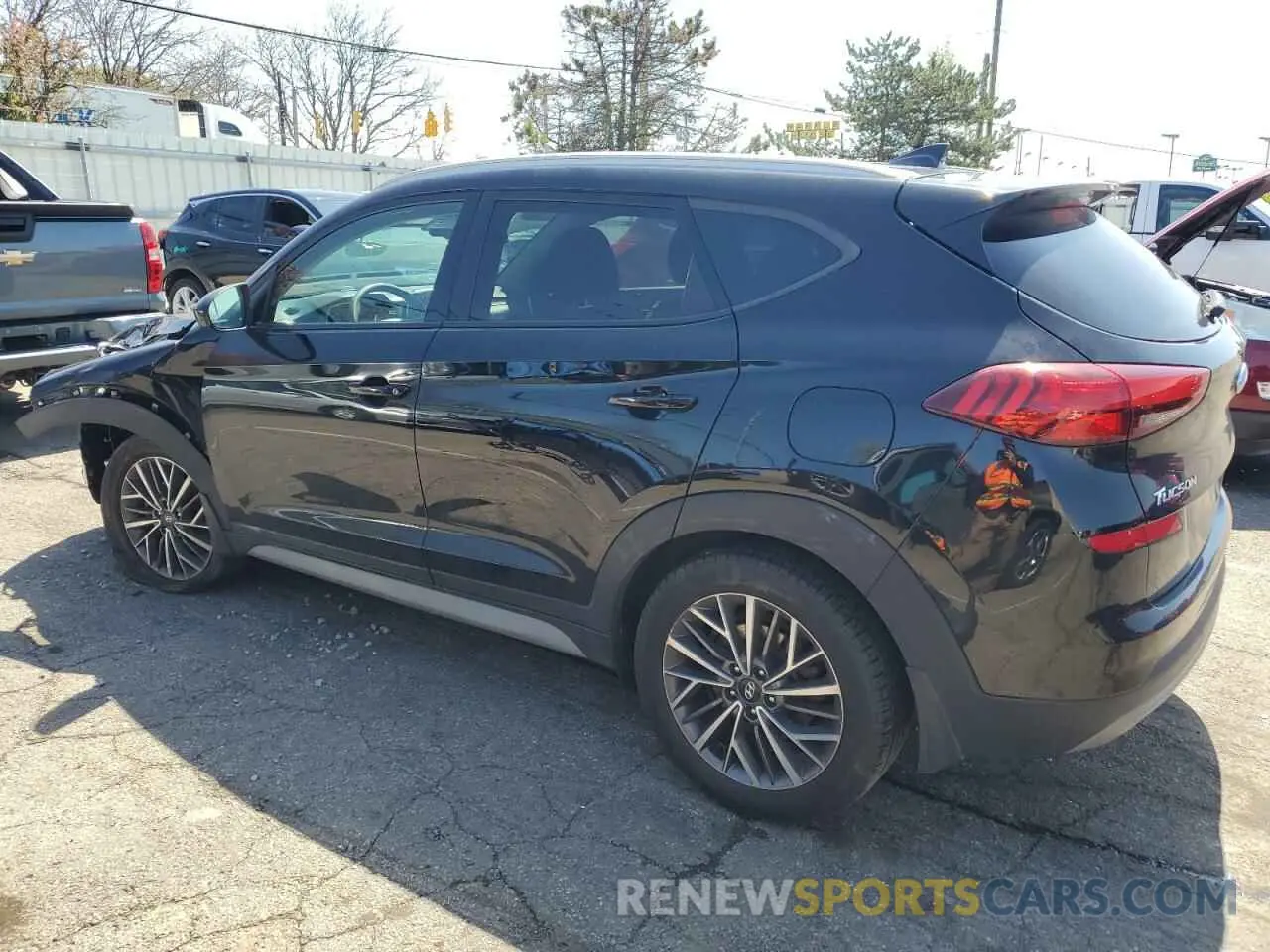 2 fotografías del automóvil dañado KM8J3CAL3KU962242 HYUNDAI TUCSON 2019