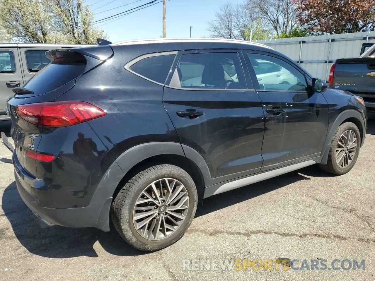 3 fotografías del automóvil dañado KM8J3CAL3KU962242 HYUNDAI TUCSON 2019
