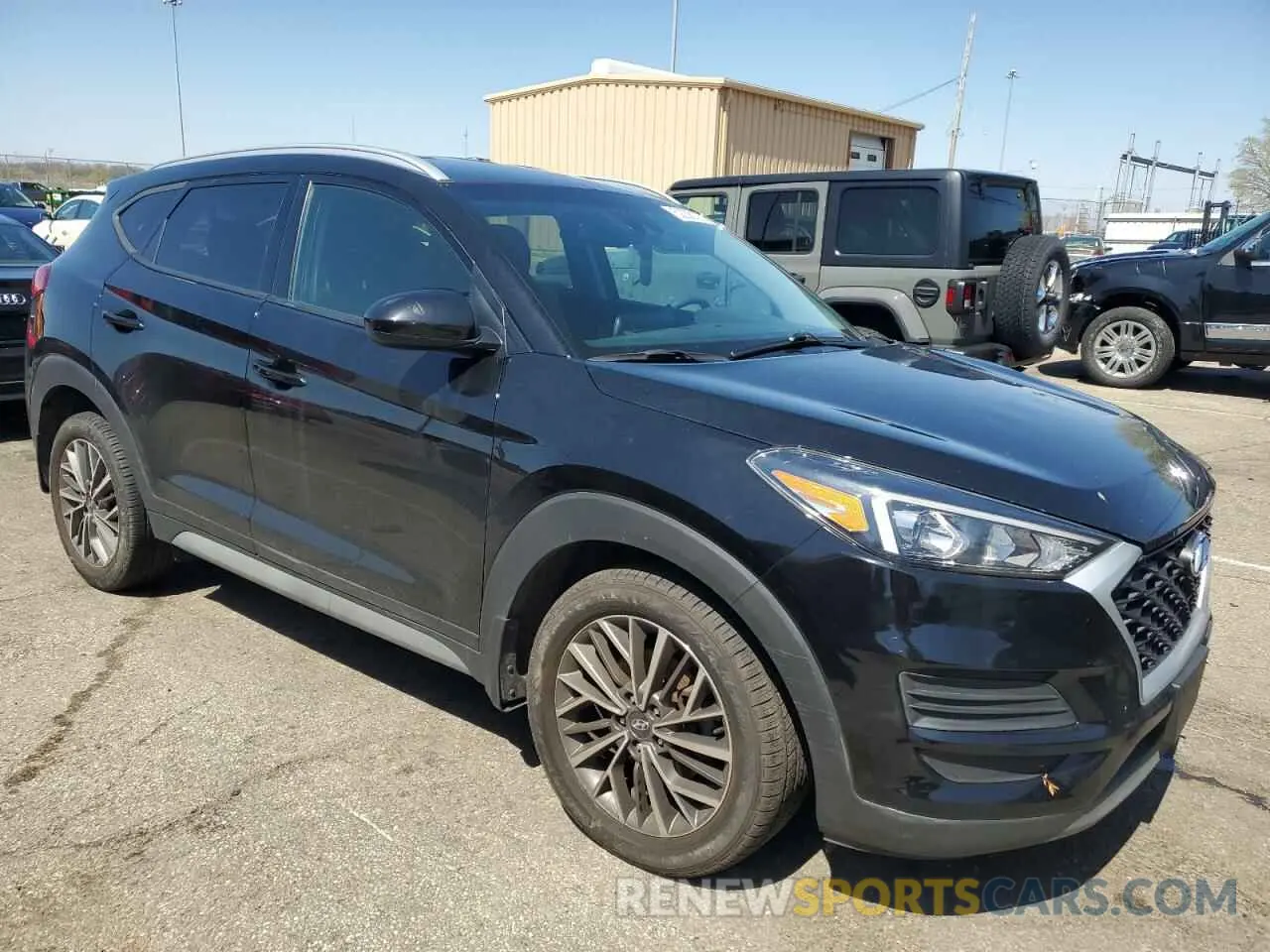 4 fotografías del automóvil dañado KM8J3CAL3KU962242 HYUNDAI TUCSON 2019
