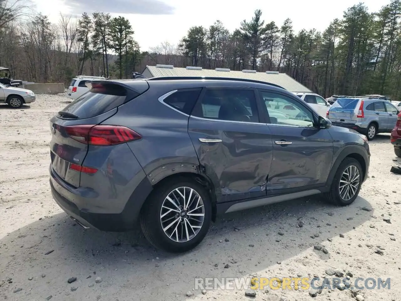 3 fotografías del automóvil dañado KM8J3CAL3KU974312 HYUNDAI TUCSON 2019