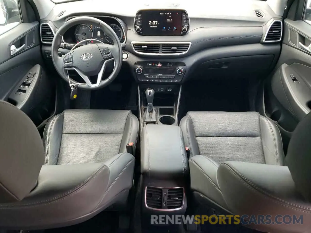 8 fotografías del automóvil dañado KM8J3CAL3KU974312 HYUNDAI TUCSON 2019