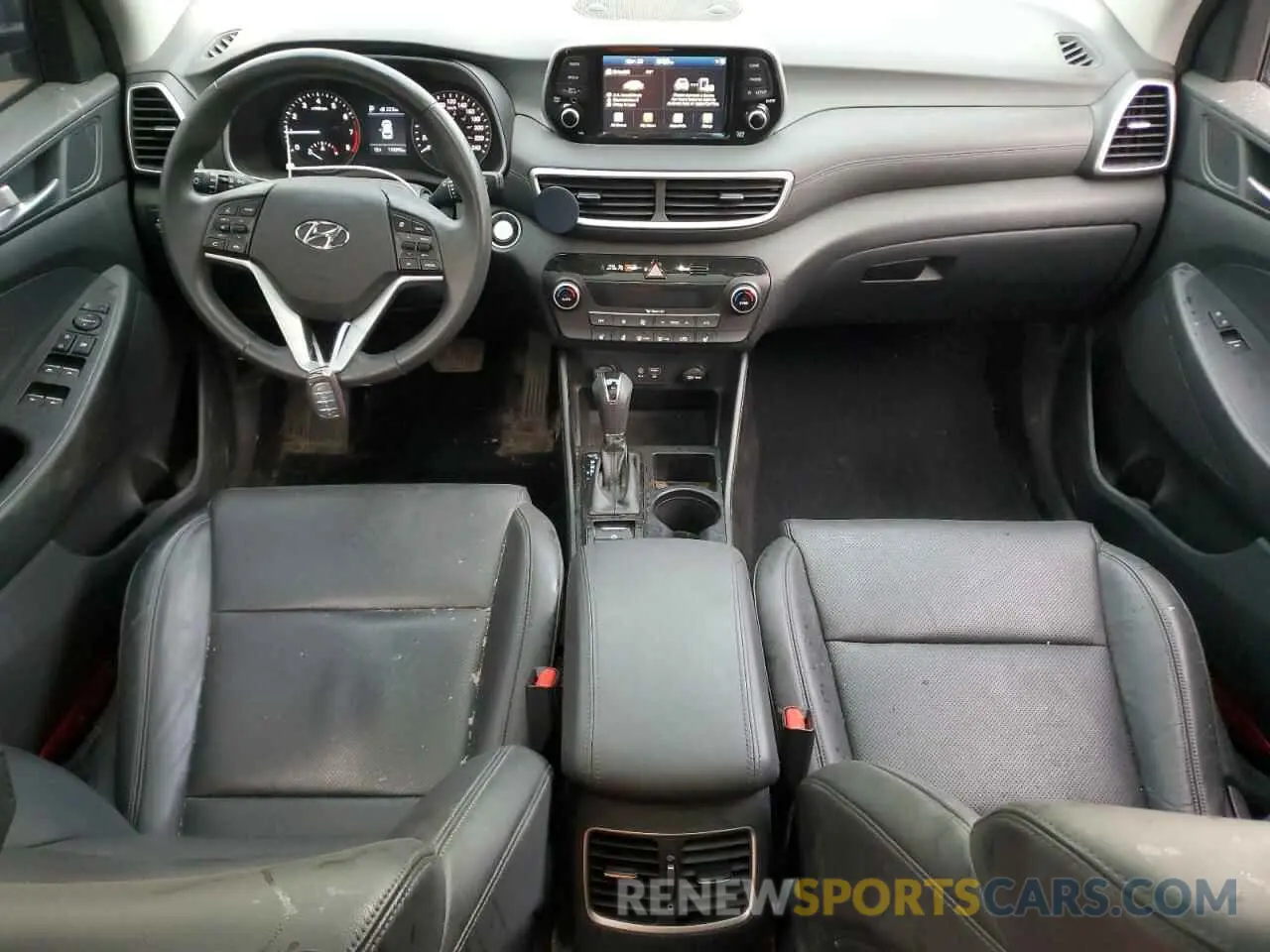 8 fotografías del automóvil dañado KM8J3CAL4KU058965 HYUNDAI TUCSON 2019