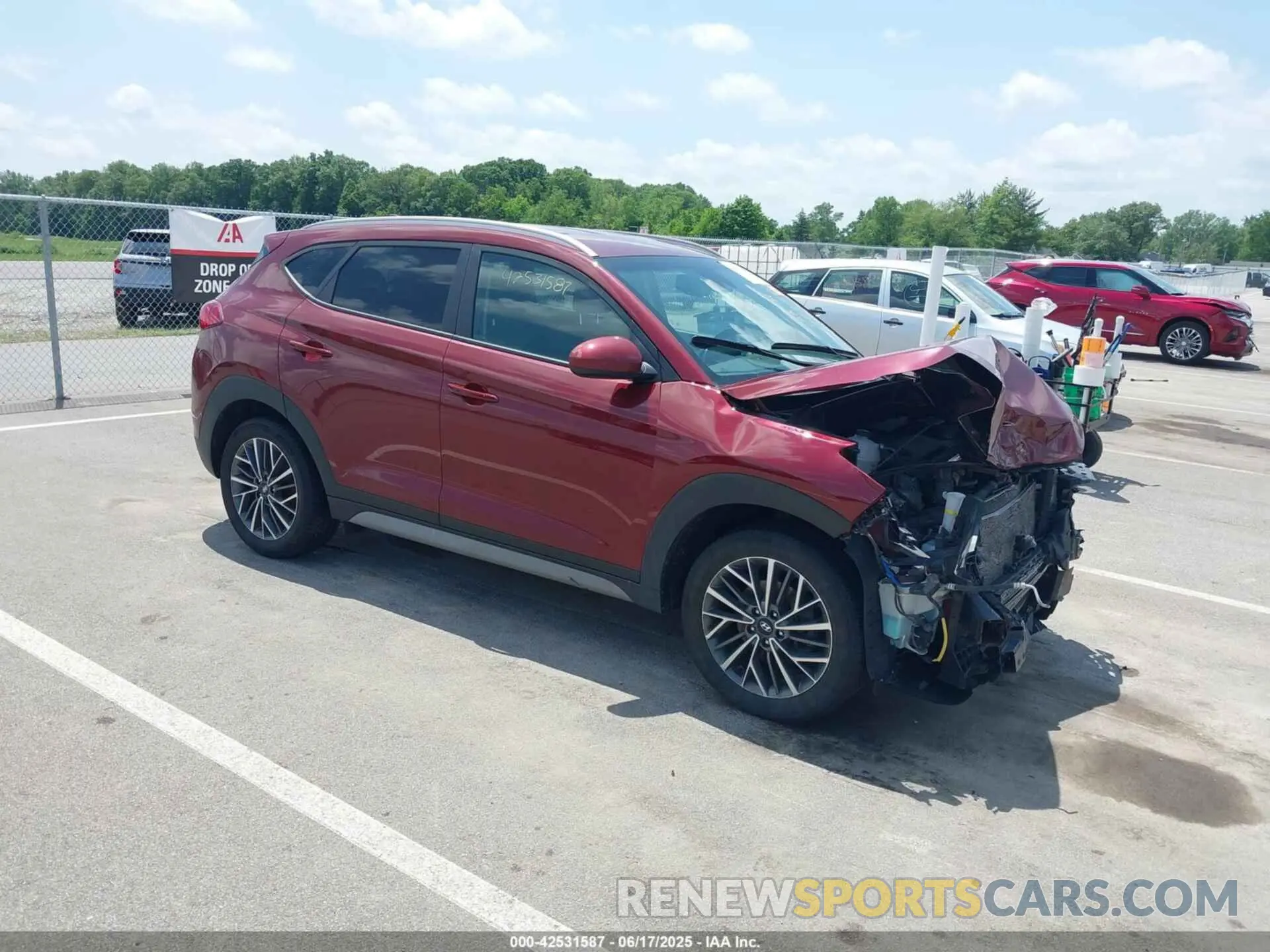 1 fotografías del automóvil dañado KM8J3CAL5KU841664 HYUNDAI TUCSON 2019