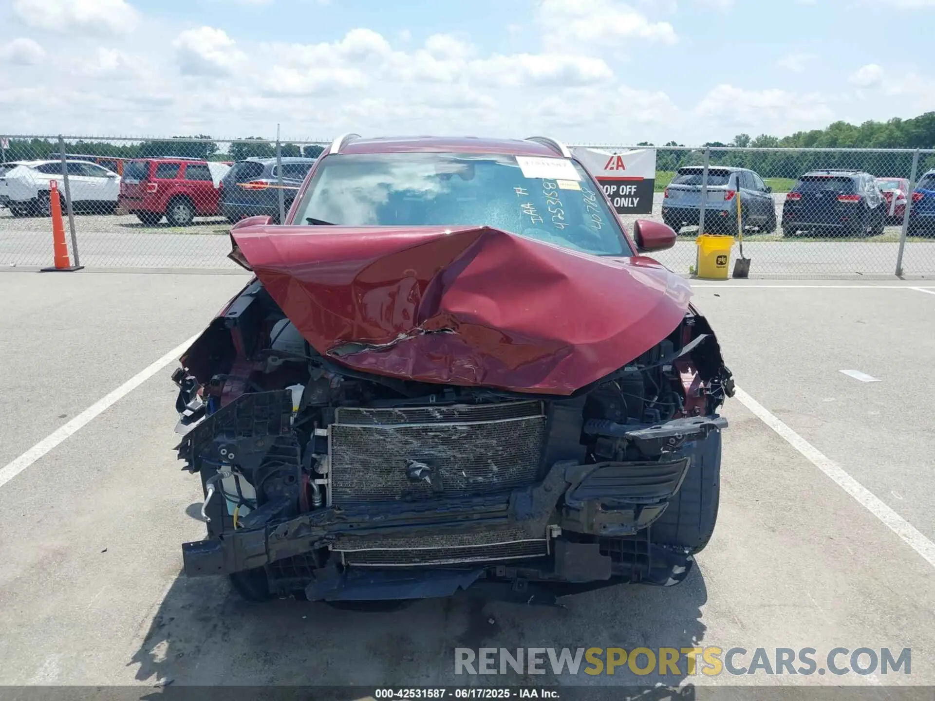 12 fotografías del automóvil dañado KM8J3CAL5KU841664 HYUNDAI TUCSON 2019