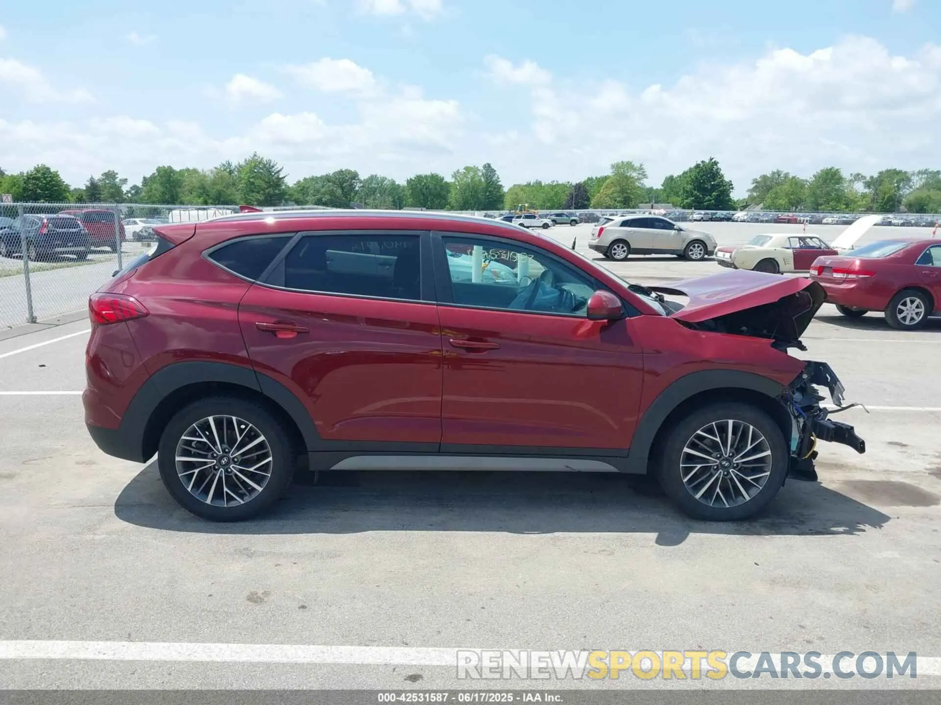 13 fotografías del automóvil dañado KM8J3CAL5KU841664 HYUNDAI TUCSON 2019