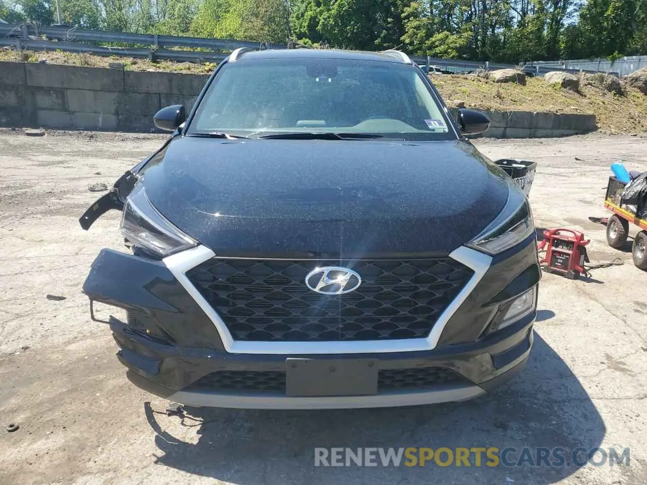 5 fotografías del automóvil dañado KM8J3CAL5KU982864 HYUNDAI TUCSON 2019