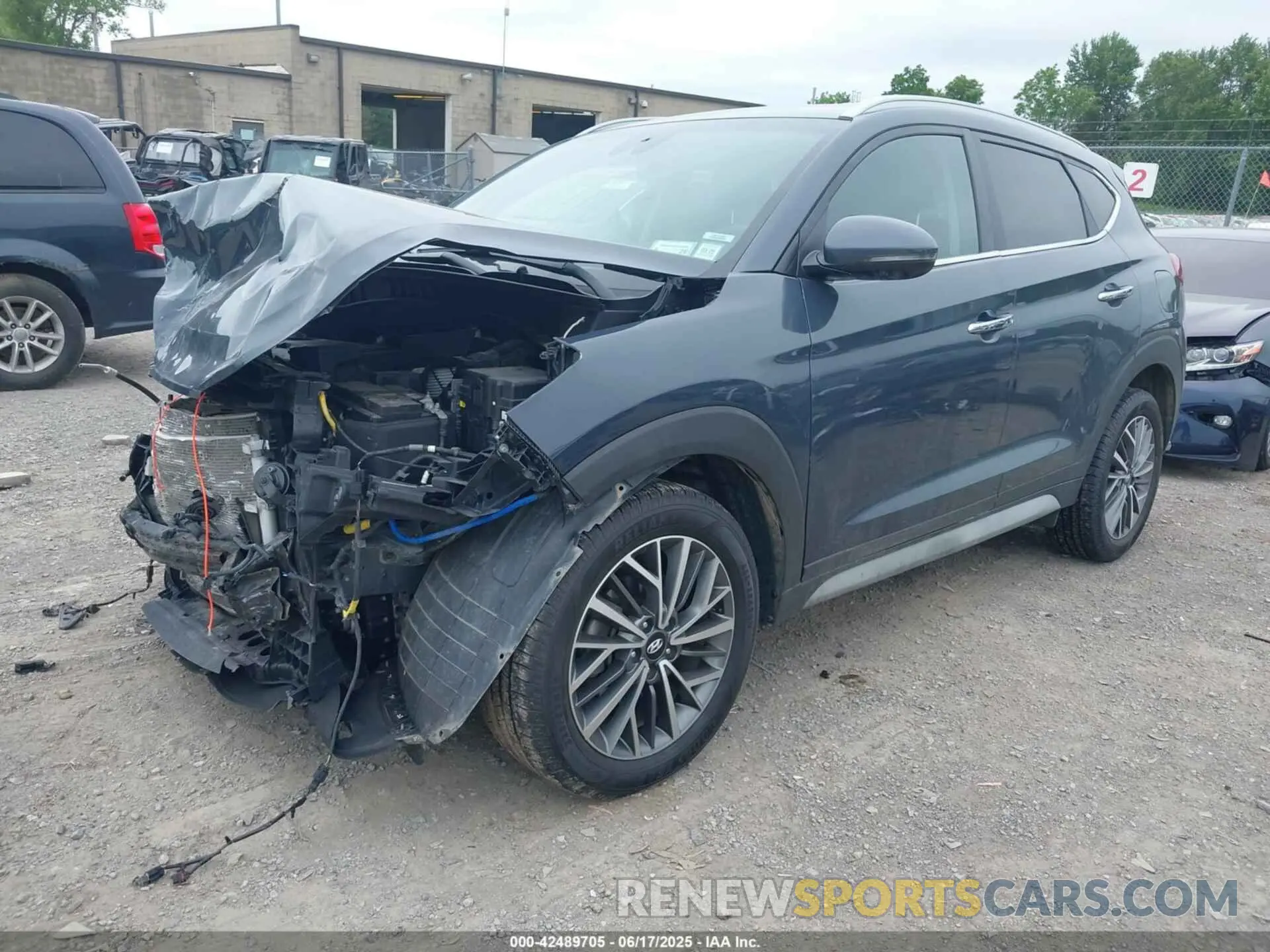 2 fotografías del automóvil dañado KM8J3CAL6KU030407 HYUNDAI TUCSON 2019