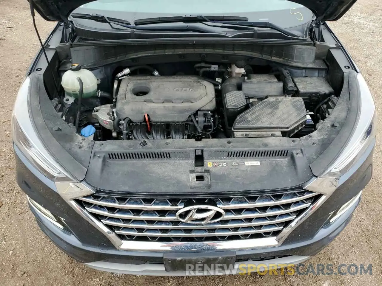 11 fotografías del automóvil dañado KM8J3CAL7KU049936 HYUNDAI TUCSON 2019