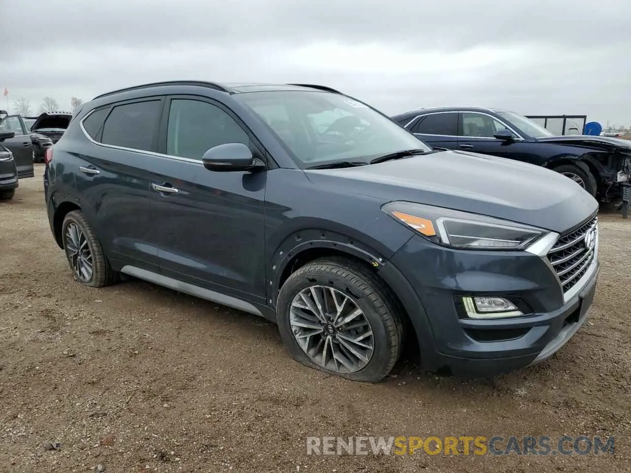 4 fotografías del automóvil dañado KM8J3CAL7KU049936 HYUNDAI TUCSON 2019