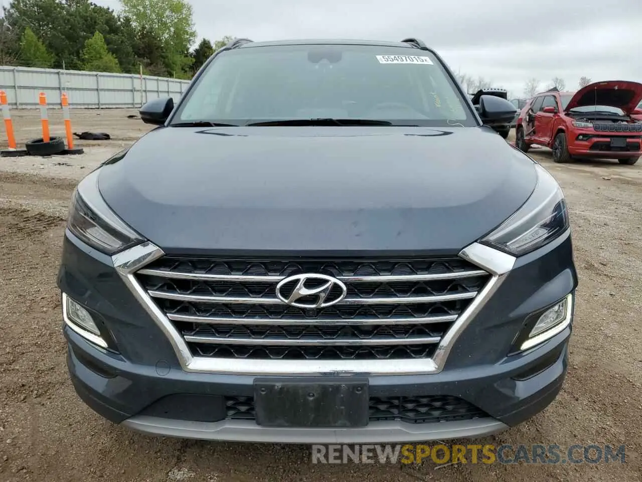 5 fotografías del automóvil dañado KM8J3CAL7KU049936 HYUNDAI TUCSON 2019