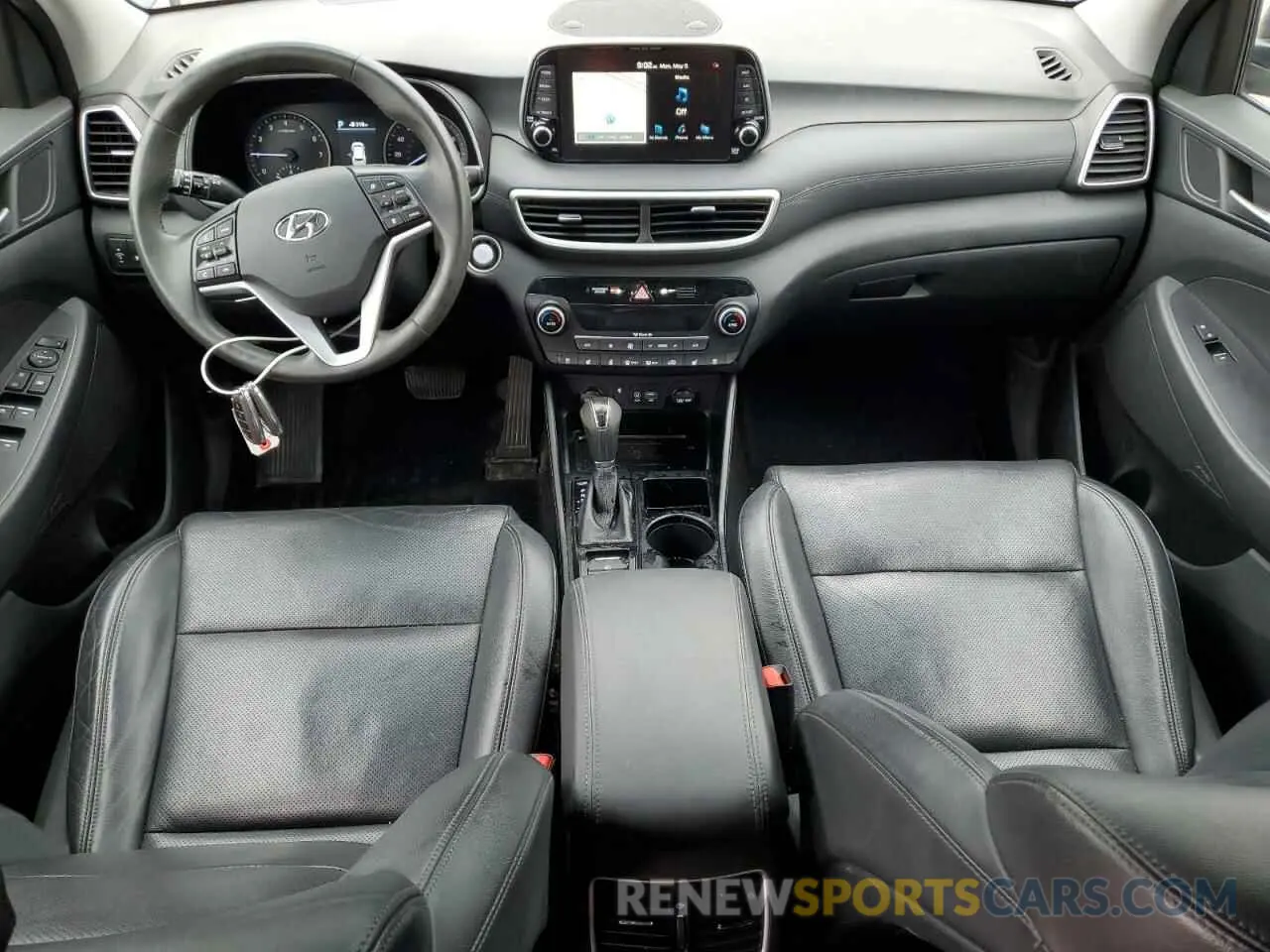 8 fotografías del automóvil dañado KM8J3CAL7KU049936 HYUNDAI TUCSON 2019