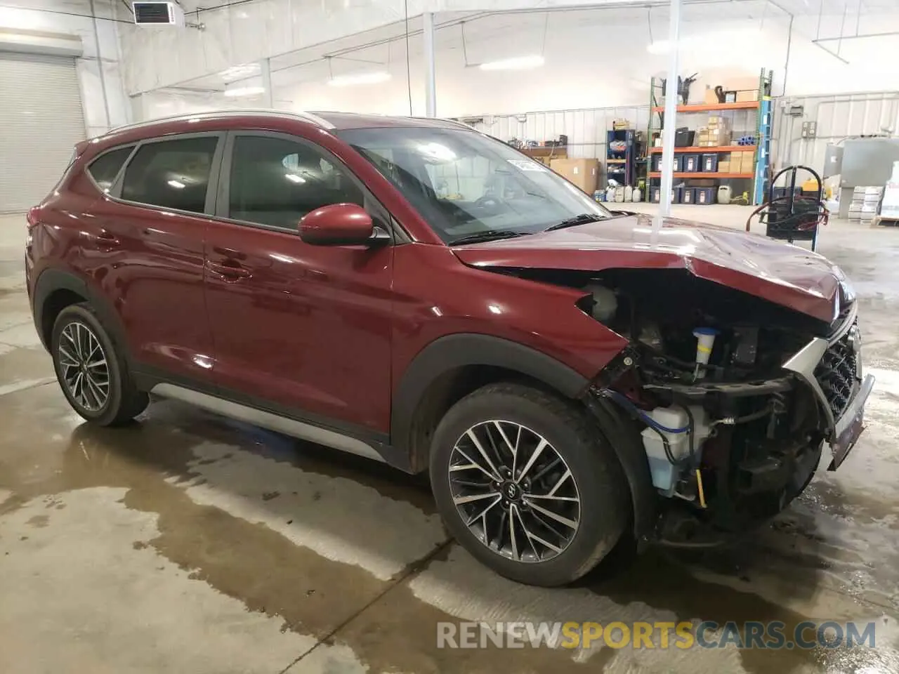 4 fotografías del automóvil dañado KM8J3CAL7KU845957 HYUNDAI TUCSON 2019