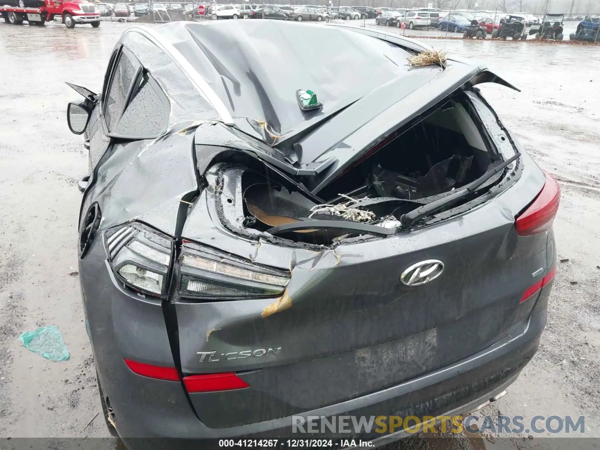 17 fotografías del automóvil dañado KM8J3CAL8KU065577 HYUNDAI TUCSON 2019