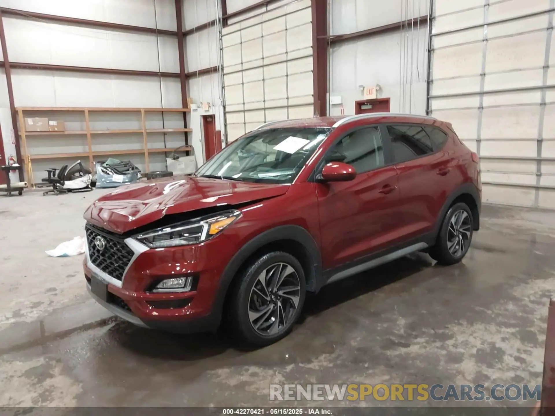2 fotografías del automóvil dañado KM8J3CAL8KU848771 HYUNDAI TUCSON 2019