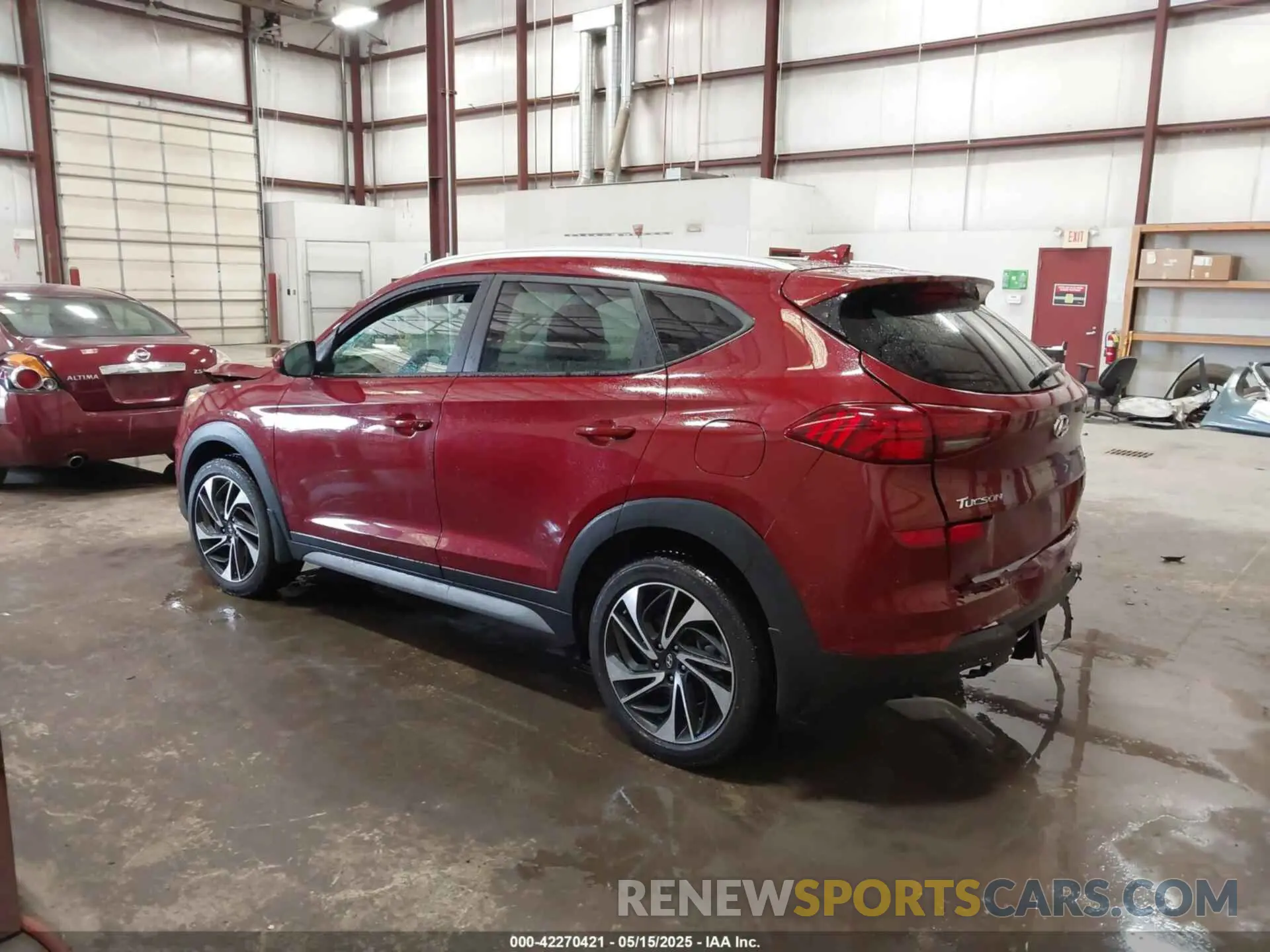 3 fotografías del automóvil dañado KM8J3CAL8KU848771 HYUNDAI TUCSON 2019