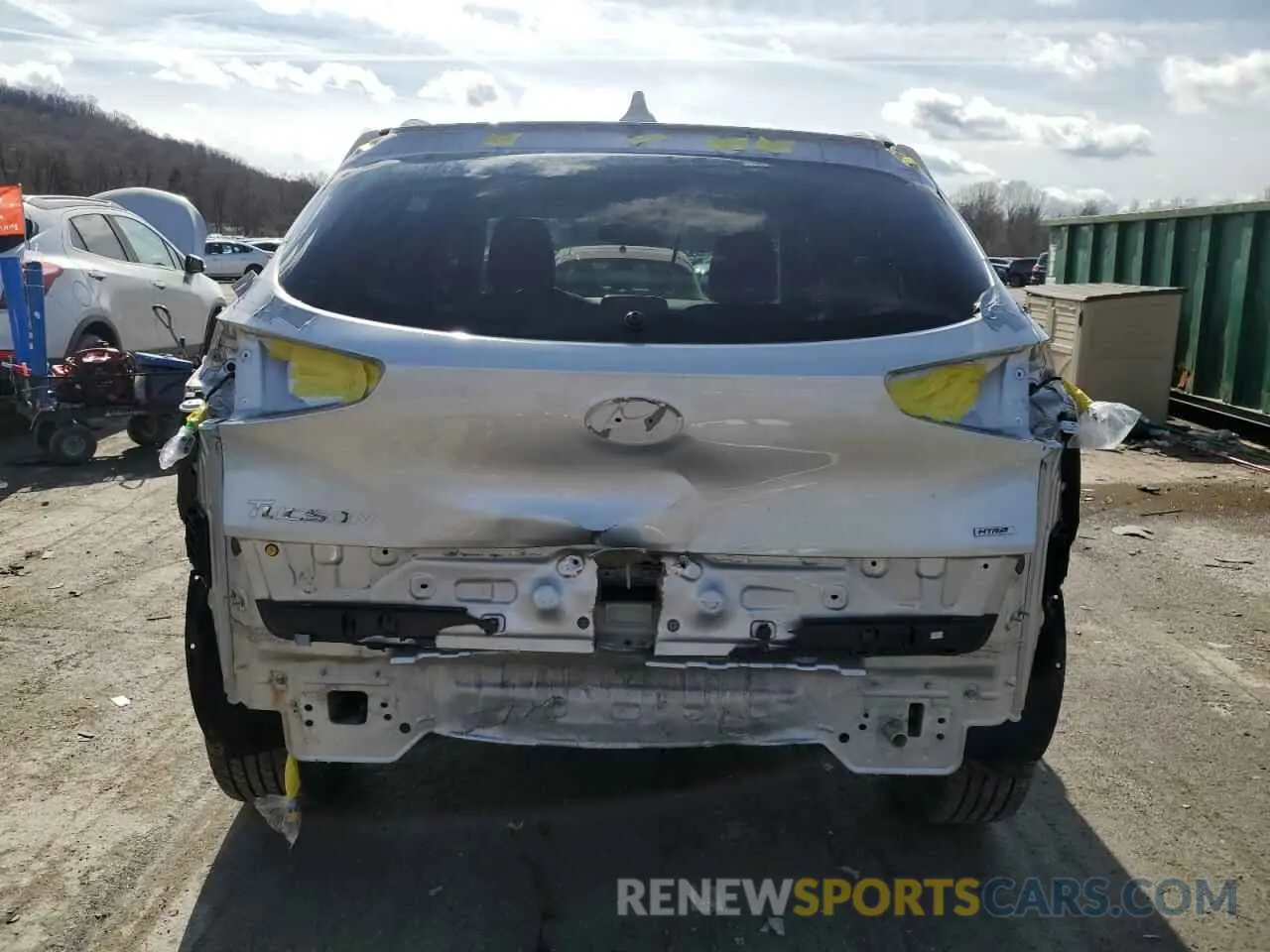 6 fotografías del automóvil dañado KM8J3CAL8KU886968 HYUNDAI TUCSON 2019