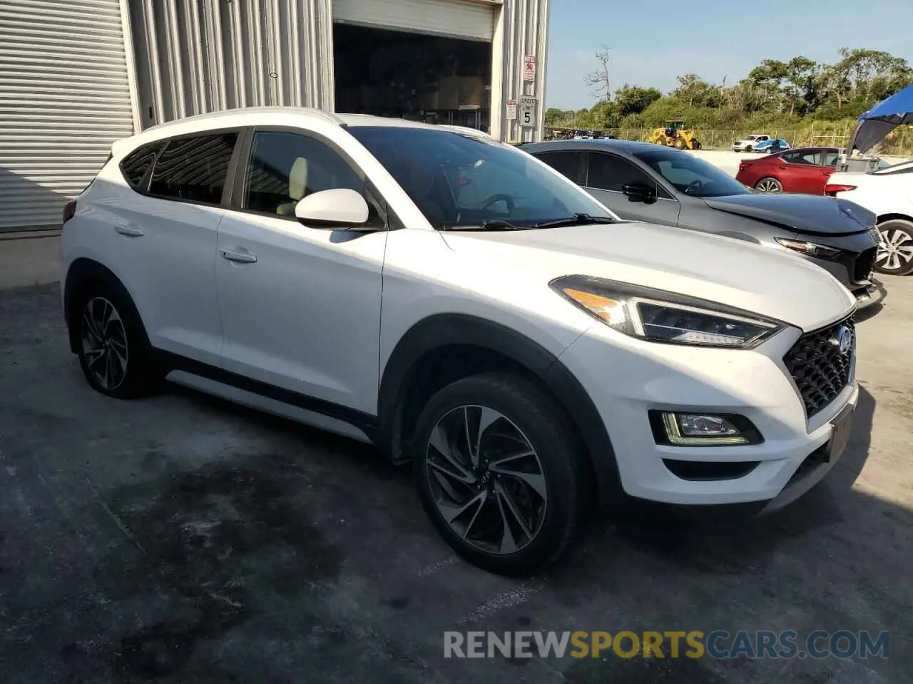 4 fotografías del automóvil dañado KM8J3CAL9KU850464 HYUNDAI TUCSON 2019