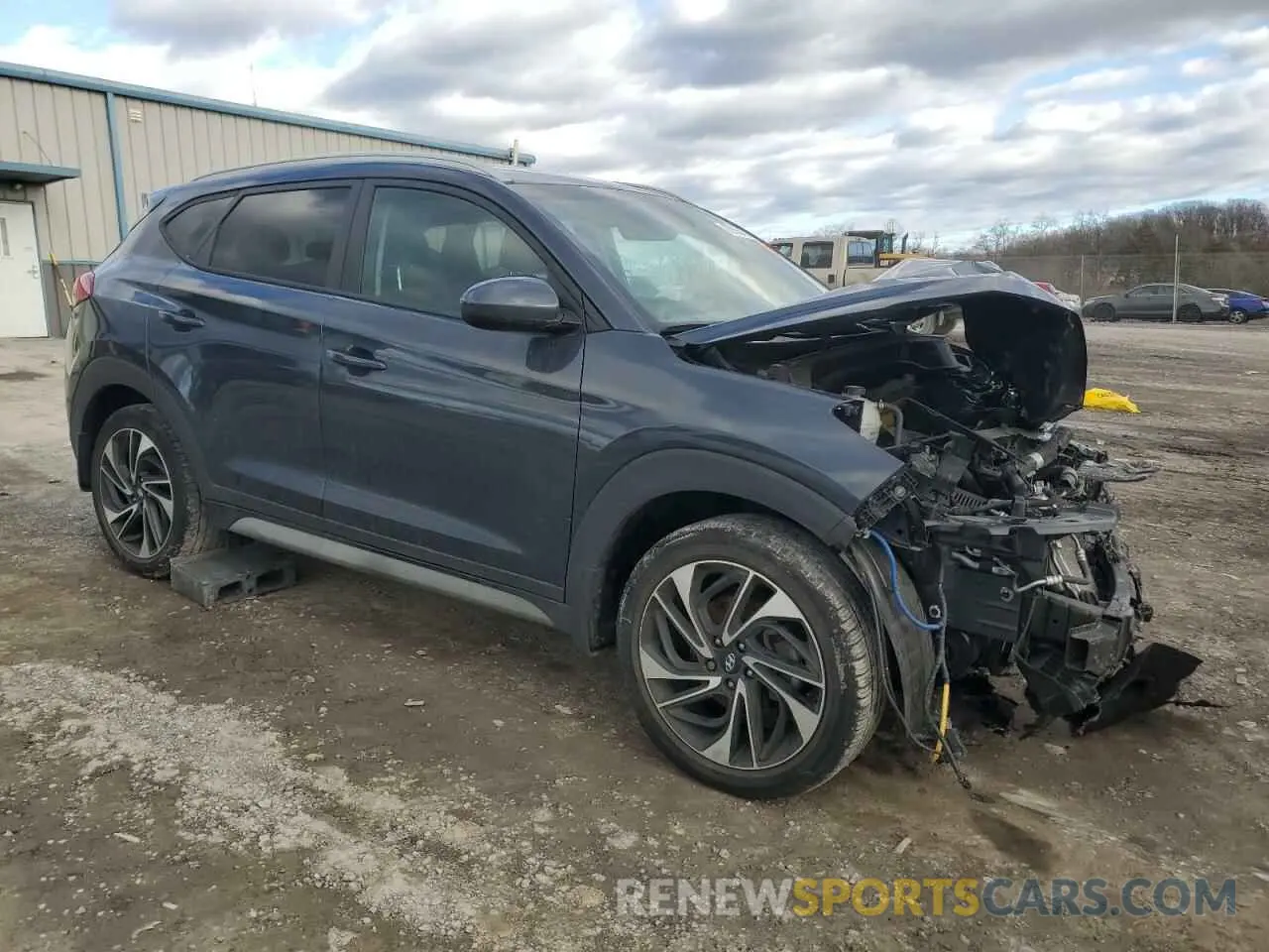 4 fotografías del automóvil dañado KM8J3CAL9KU853753 HYUNDAI TUCSON 2019