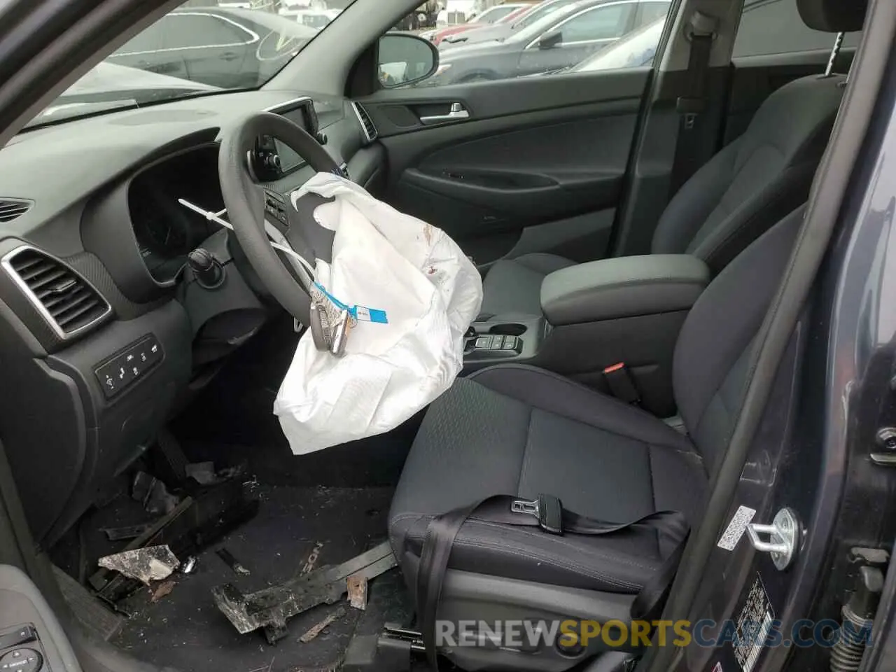 7 fotografías del automóvil dañado KM8J3CAL9KU853753 HYUNDAI TUCSON 2019