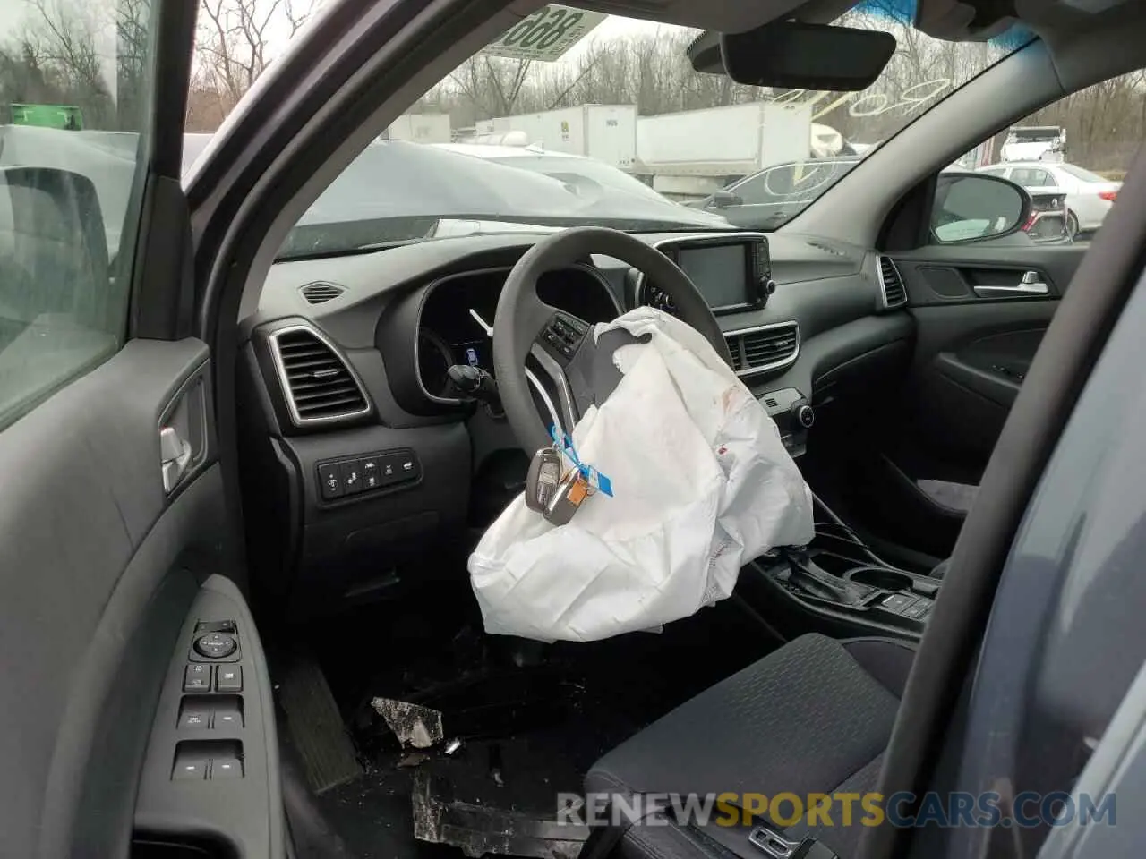 8 fotografías del automóvil dañado KM8J3CAL9KU853753 HYUNDAI TUCSON 2019