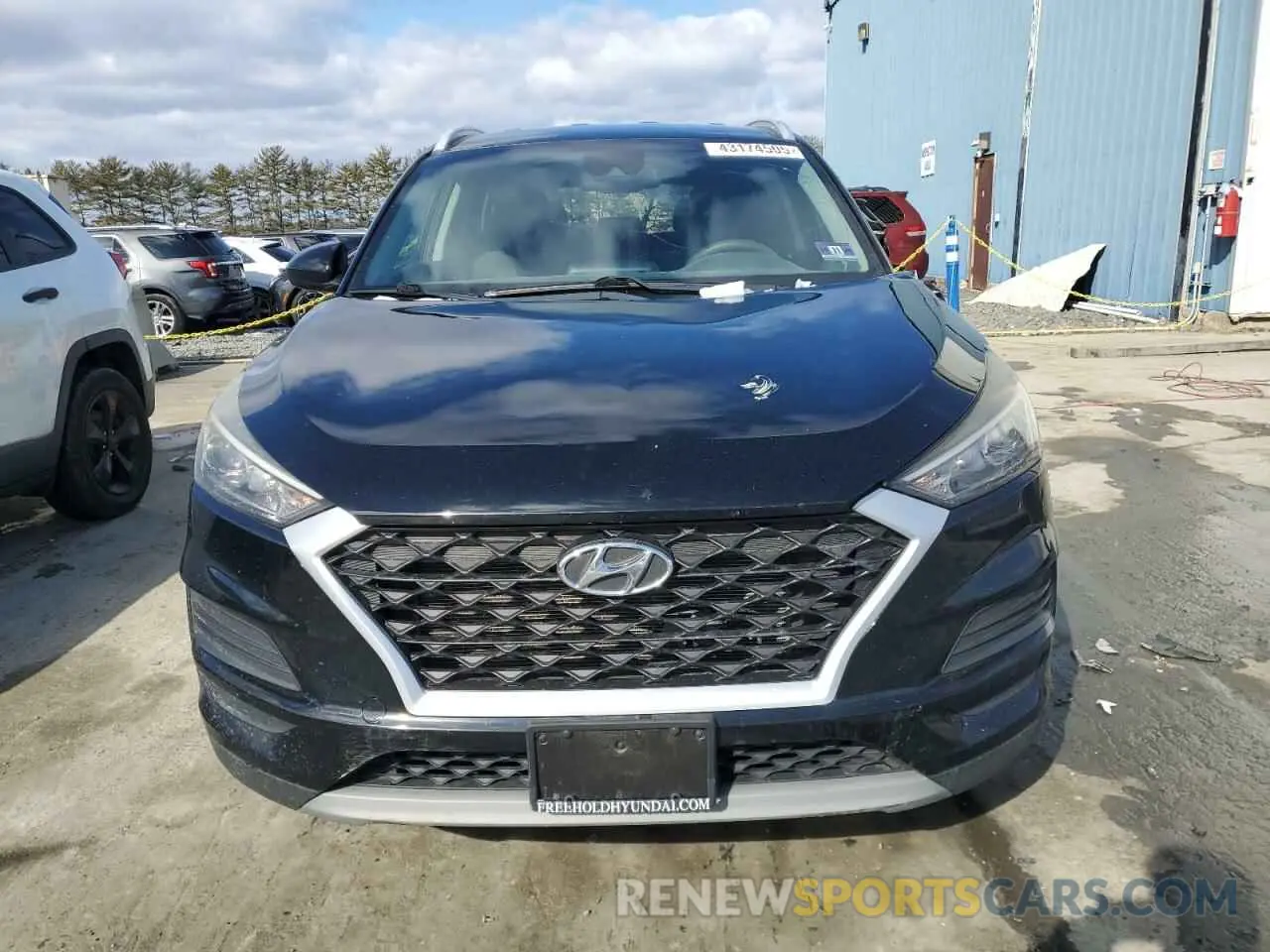 5 fotografías del automóvil dañado KM8J3CAL9KU895579 HYUNDAI TUCSON 2019