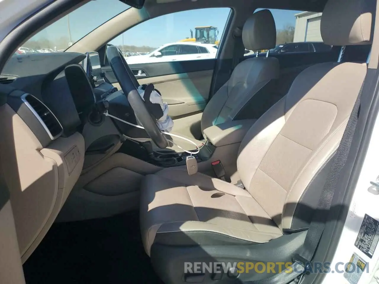 7 fotografías del automóvil dañado KM8J3CAL9KU998467 HYUNDAI TUCSON 2019